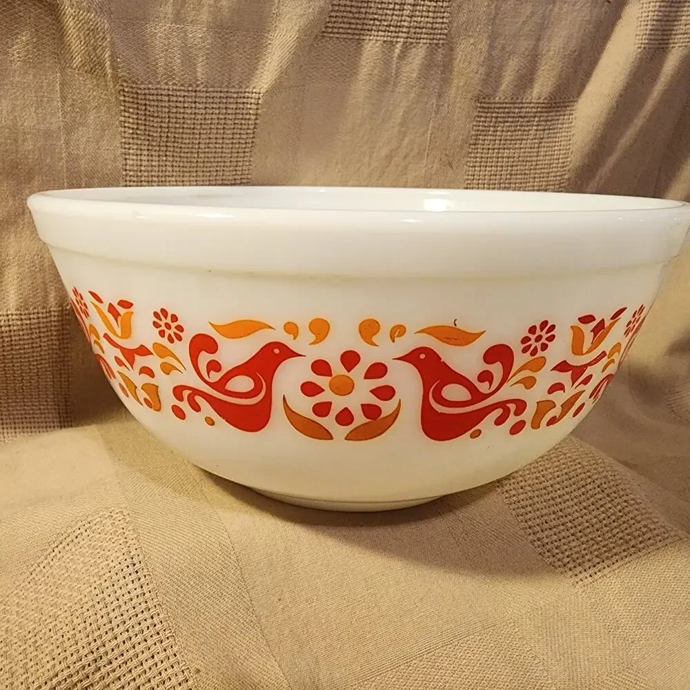 Vtg PYREX Friendship birds Mixing bowl #403 2-1/2 quart 2.5, Beautiful Condition